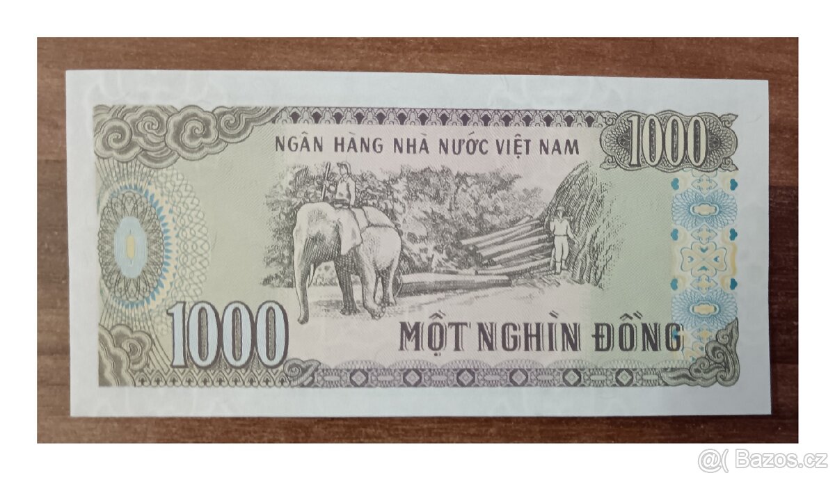 1000 dongů Vietnam UNC - 2