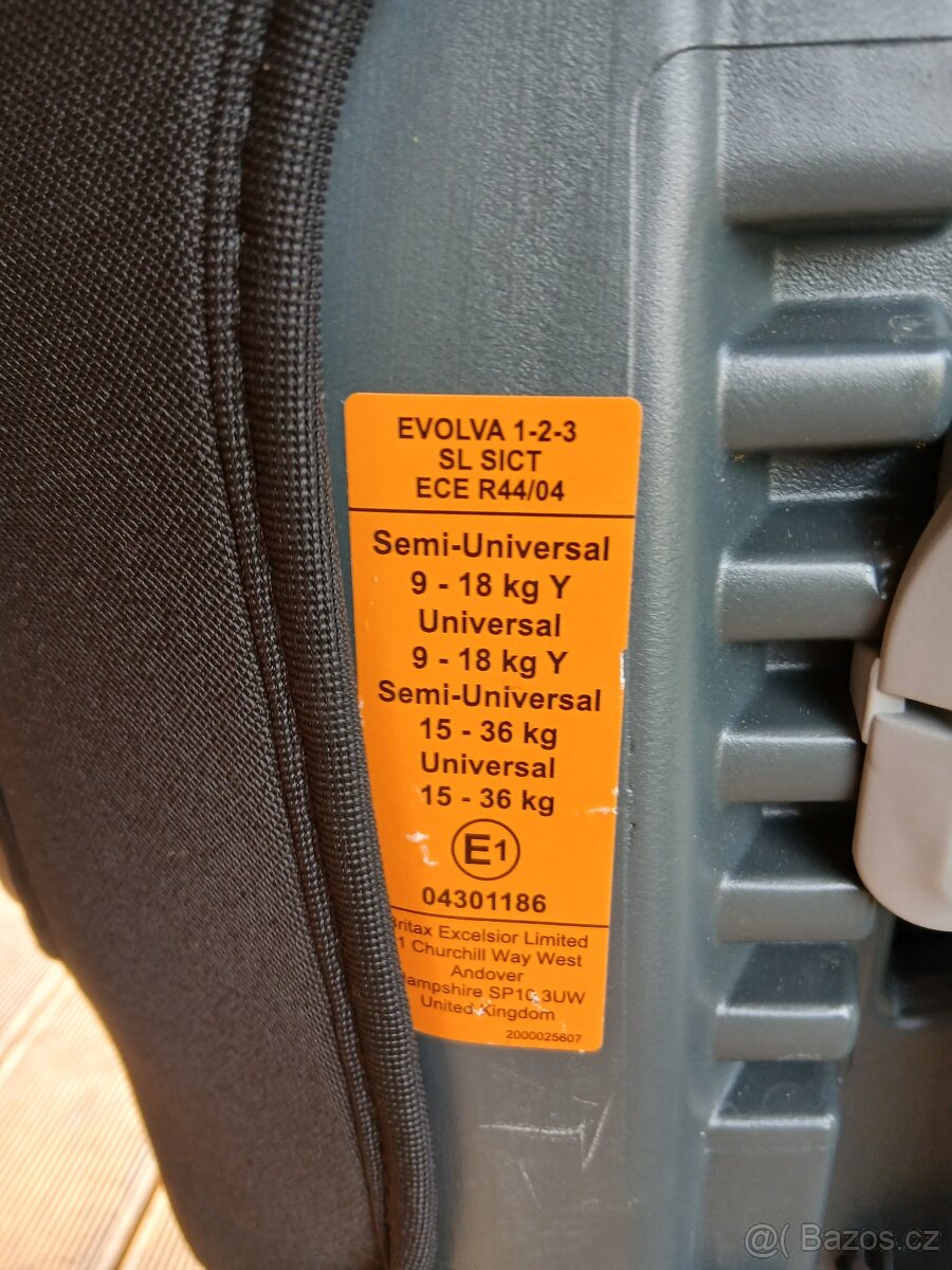 Dětská autosedačka Römer Britax evolva 9-18kg - 2
