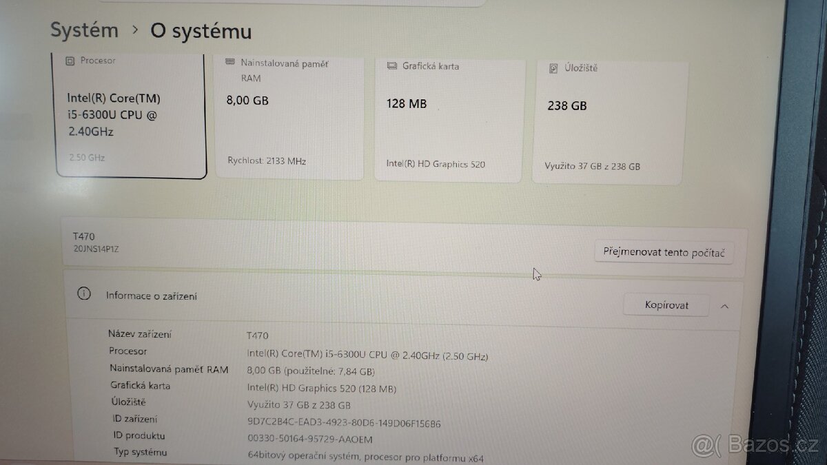 Notebook Lenovo T470 - 2
