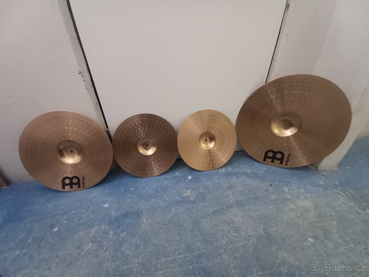 Sada bronzových činelů MEINL MCS nová - 2