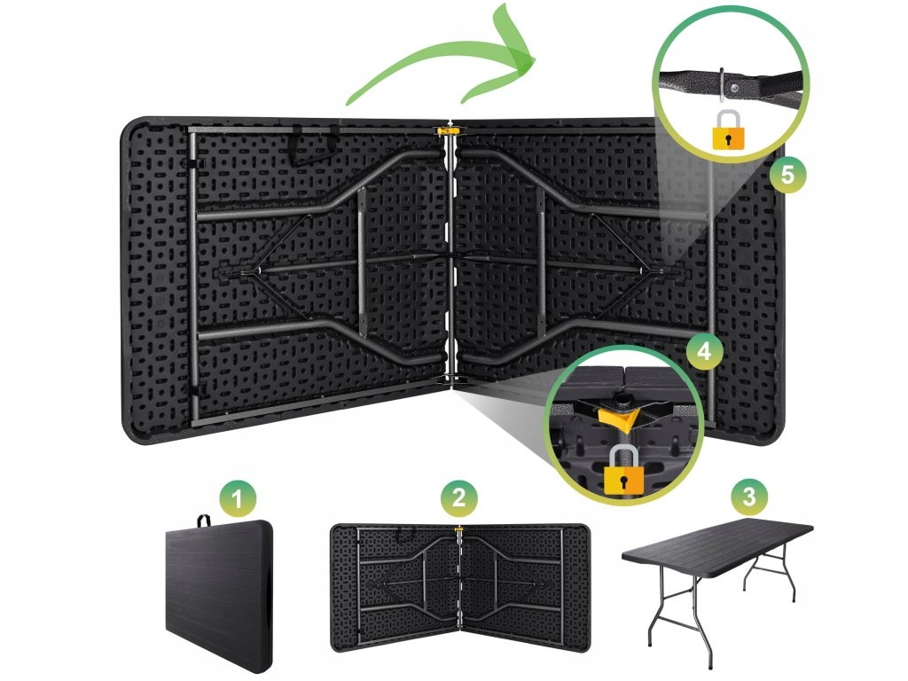 NOVÉ skládací zahradní pivní sety - 2