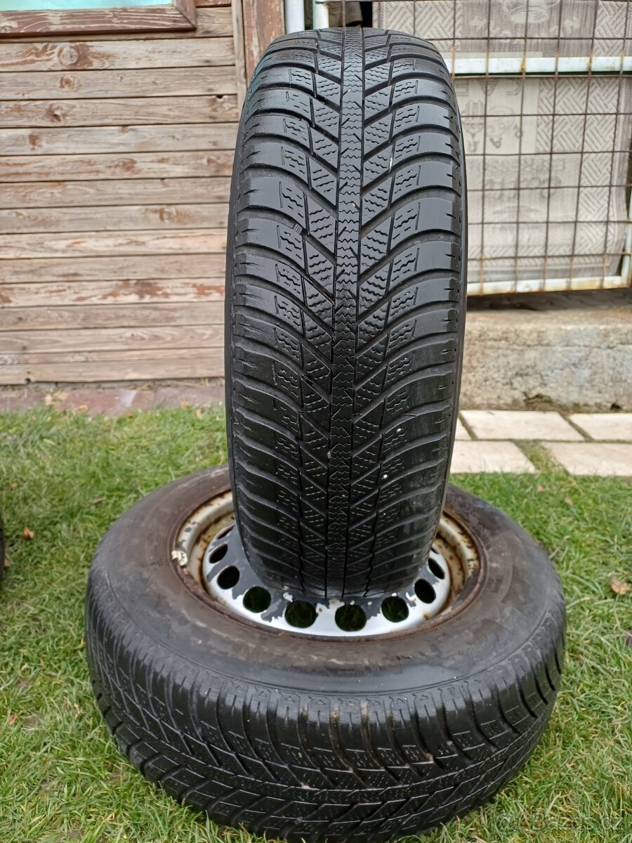 Prodám sadu zimních pneu 195/65R15 - 2