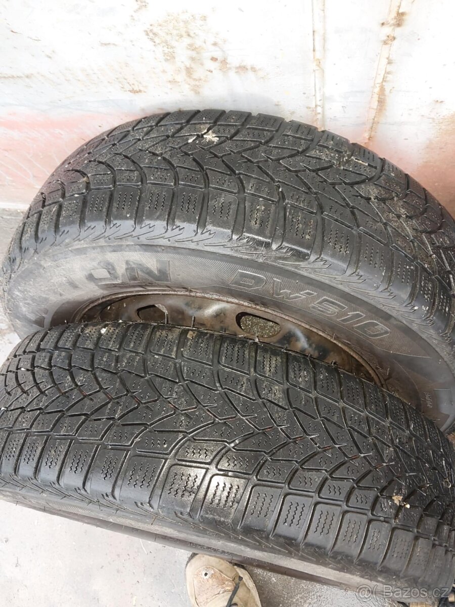 škoda fabia 2 zimní kola 175/70 r14 - 2