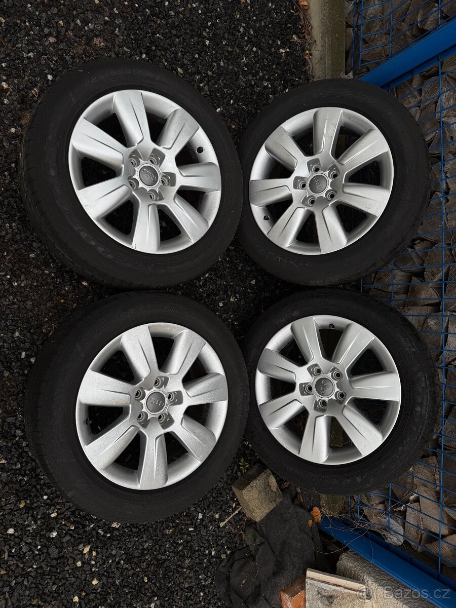 Alu kola Audi A6 ALLROAD origo + pneu 225/55R17 letní - 2