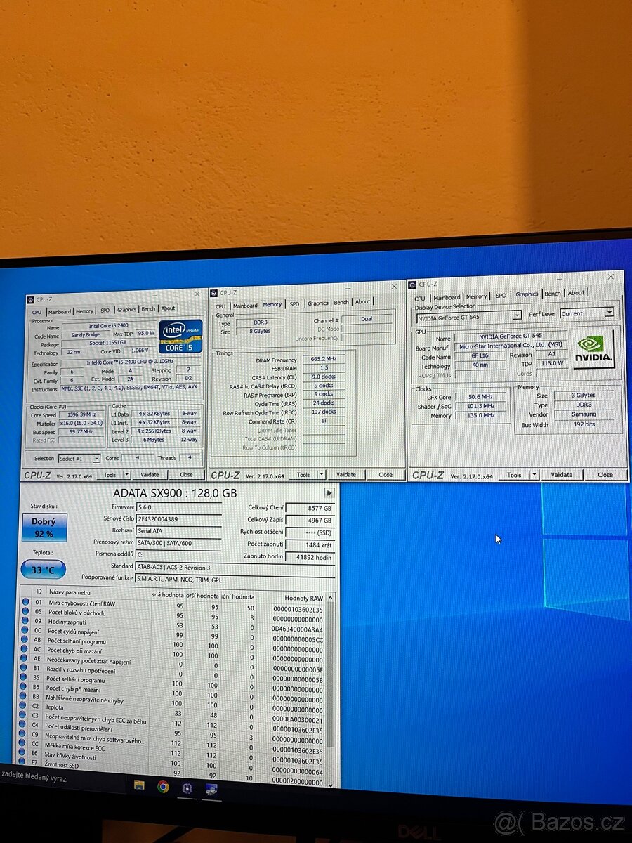 Stolní PC – Intel i5 / 8GB RAM / GT 545 / SSD + HDD - 2