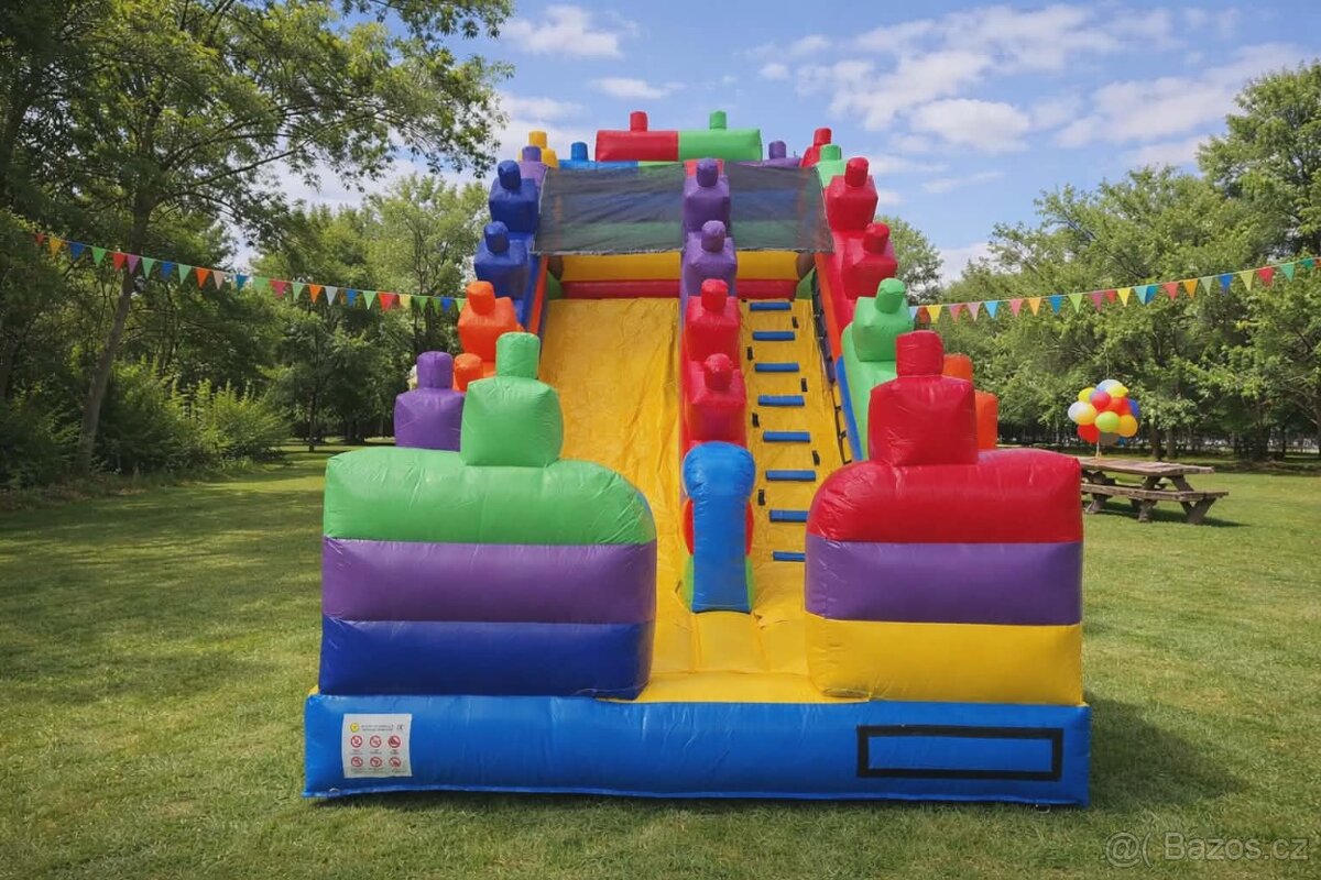 Skákací hrad LEGO 7×4×6 m - 2