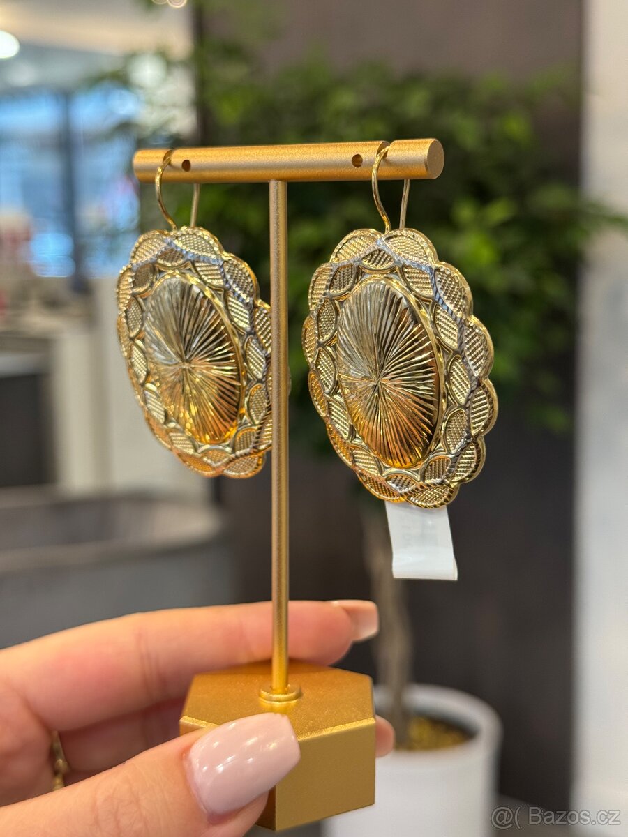 Zlaté náušnice (585/1000), 7,60g - 2