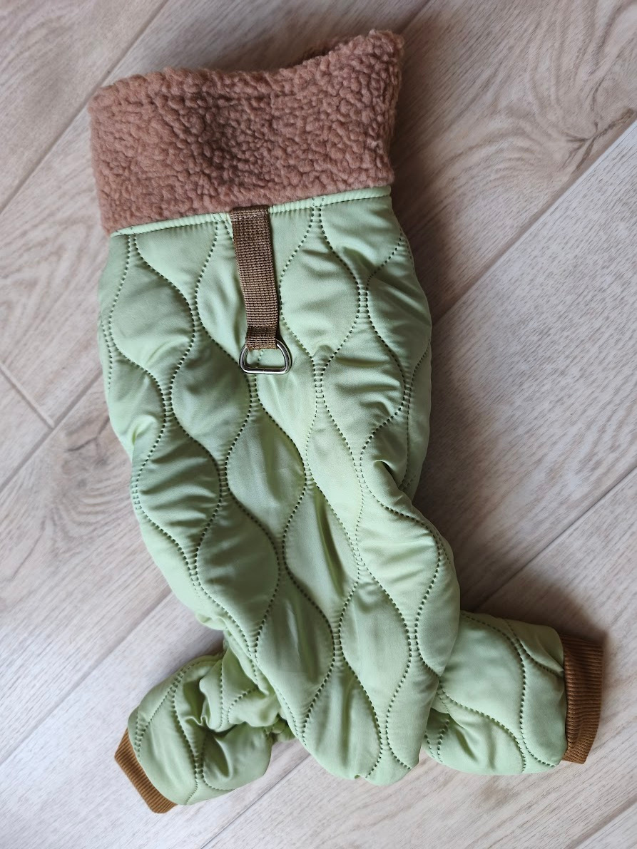 Obleček pro pejska N.O.V.É. zelenkavá/hnědá - 2