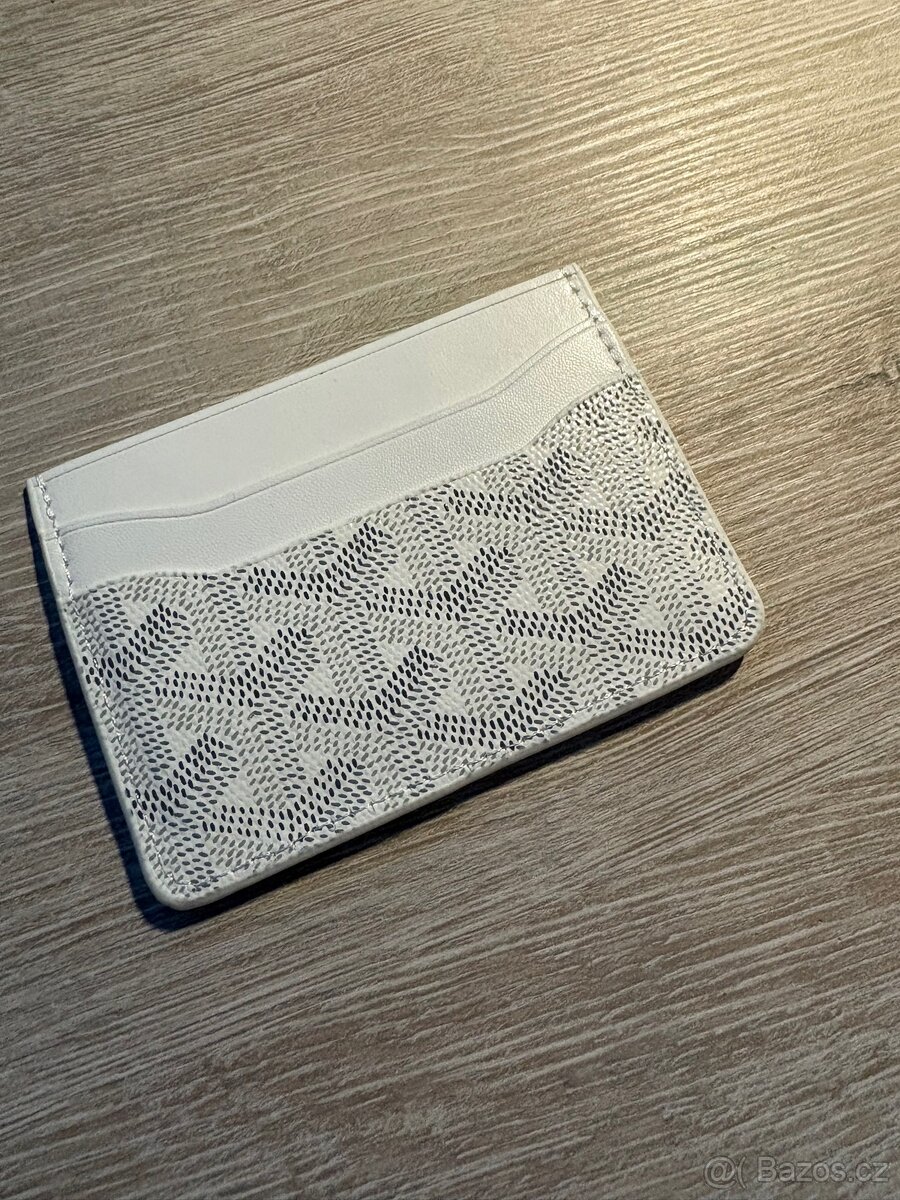 Goyard card holder bílý - 2