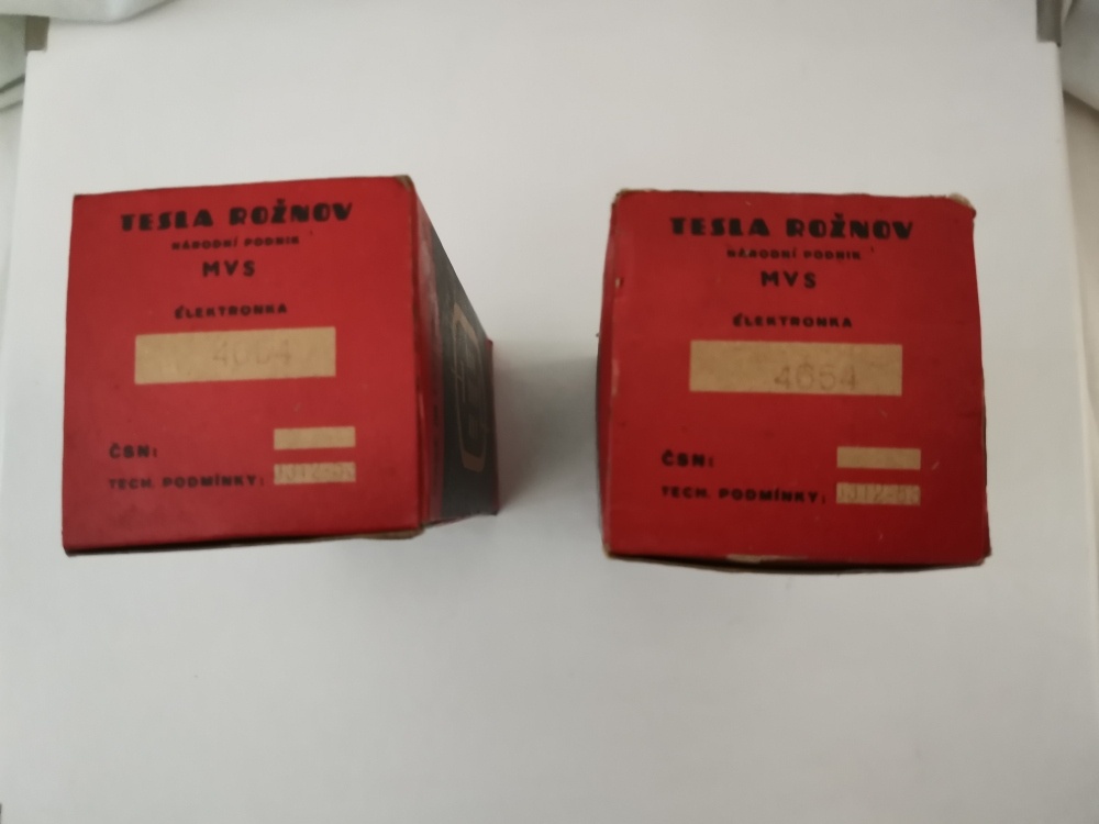 Elektronky Tesla 4654 2ks - 2