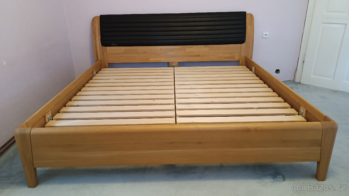 Manželská postel Jitona Keros dub 200x200 cm - 2