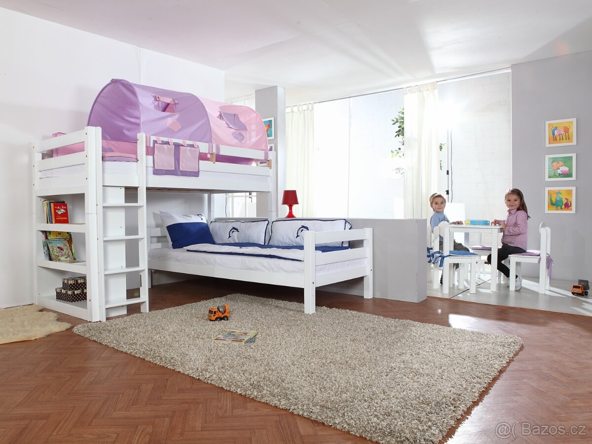 Patrová postel BENI L buk masiv ,,NOVÁ,, - 2