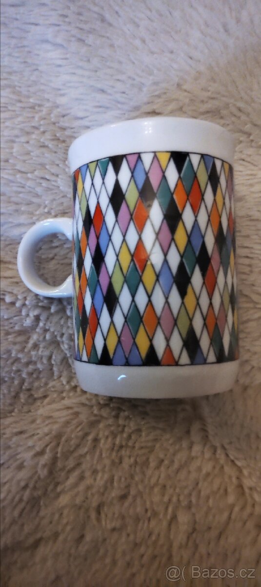 Dětská retro hrneček Káro Epiag Czechoslovakia - 2