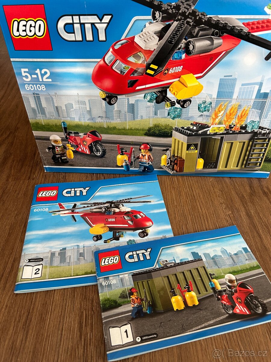 LEGO CITY Hasiči 60108 KOMPLETNÍ -Hasičská zásahová jednotka - 2