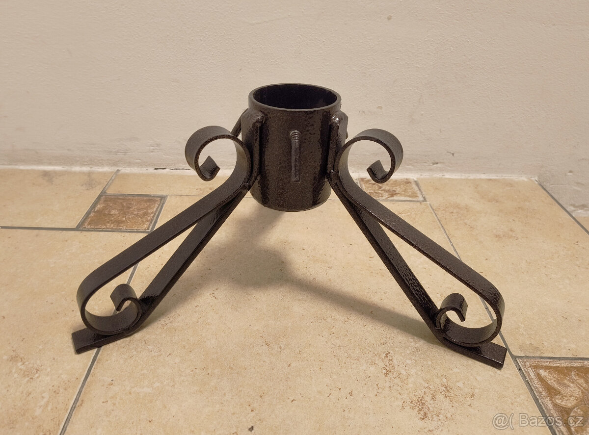 stojan na vánoční stromek, kovový, nový - 2