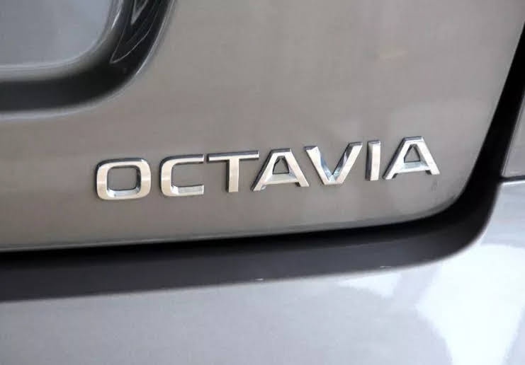 Škoda Nápis Černý/Stříbrný - 2