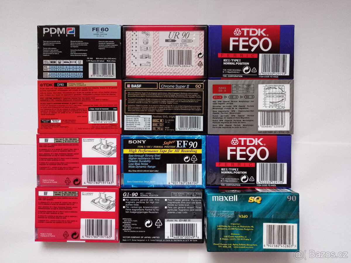 nové audiokazety - 2