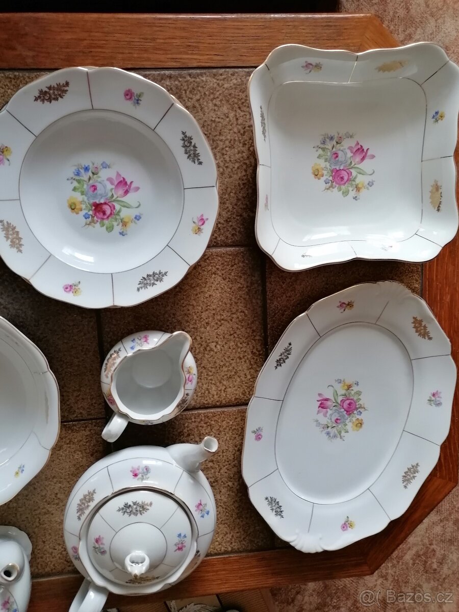 Starožitná porcelánová souprava - 2