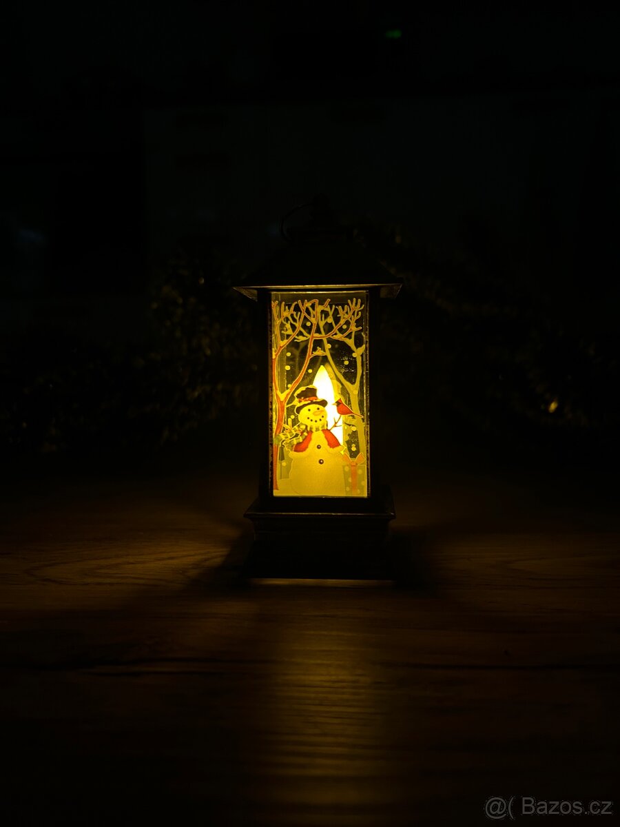 Vánoční lampička Sněhulák - 2