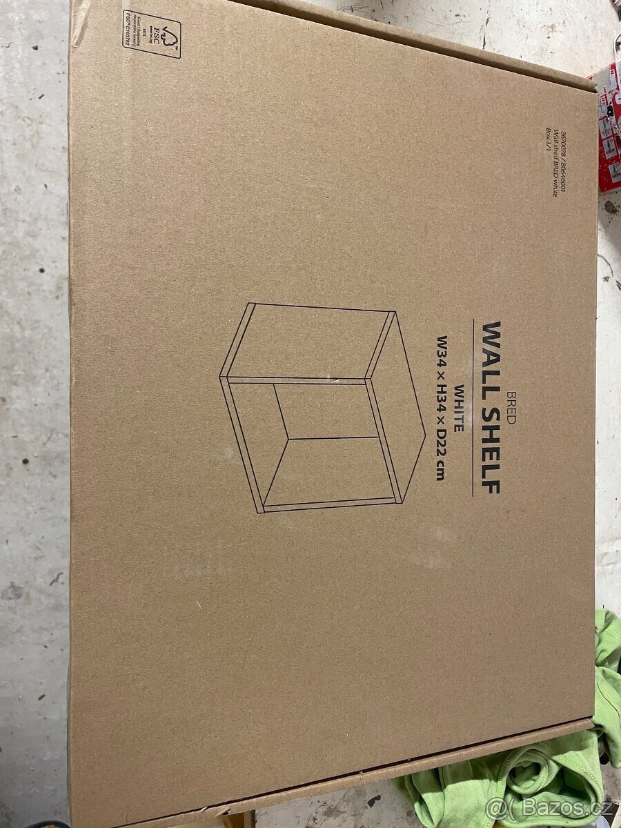 Nástěnná skříň bílá - 2