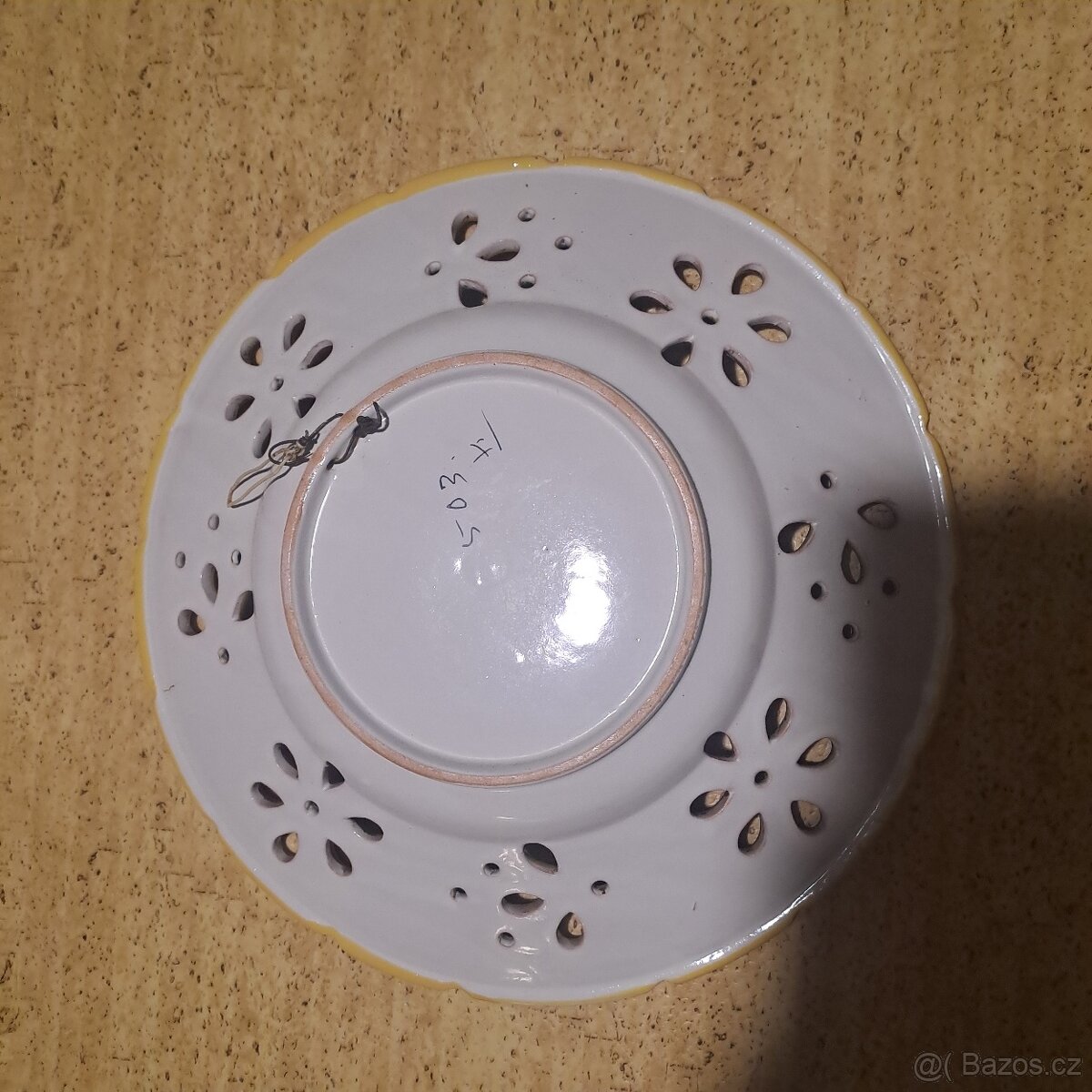 keramický talíř na zeď - 2