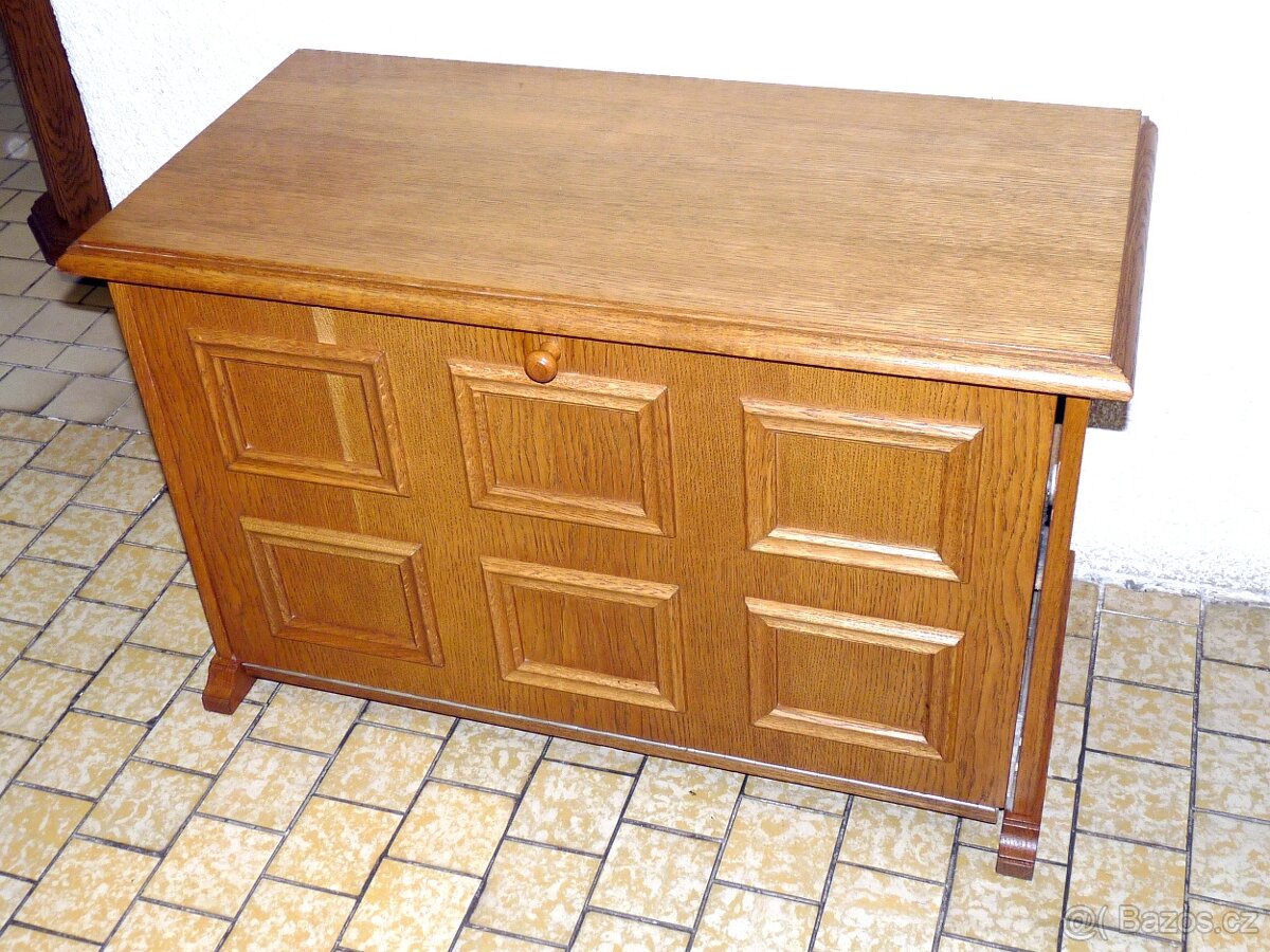 rustikální vyklápěcí botník - 2