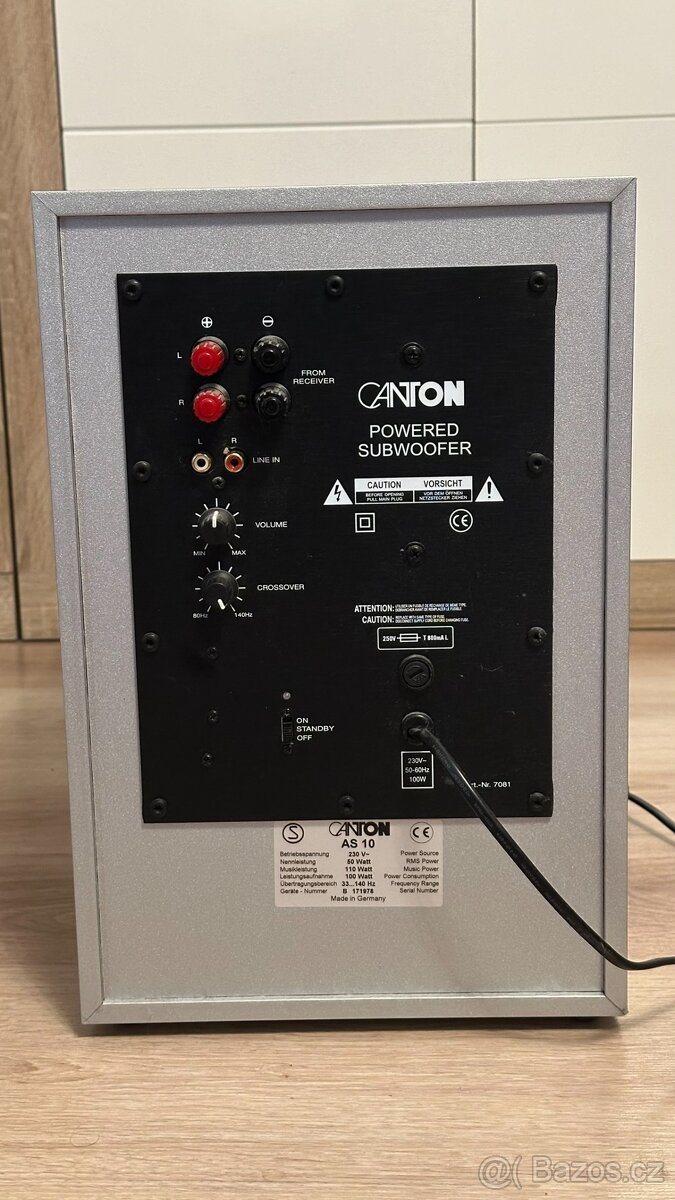 Subwoofer Canton AS 10 - 2