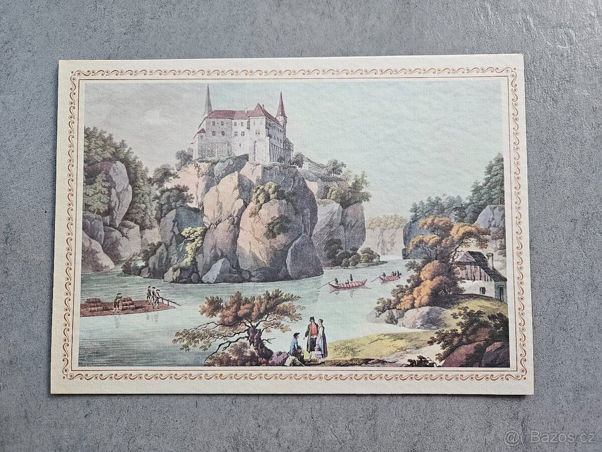 Sada 4 historických vedut 'staré obrazy' - 2