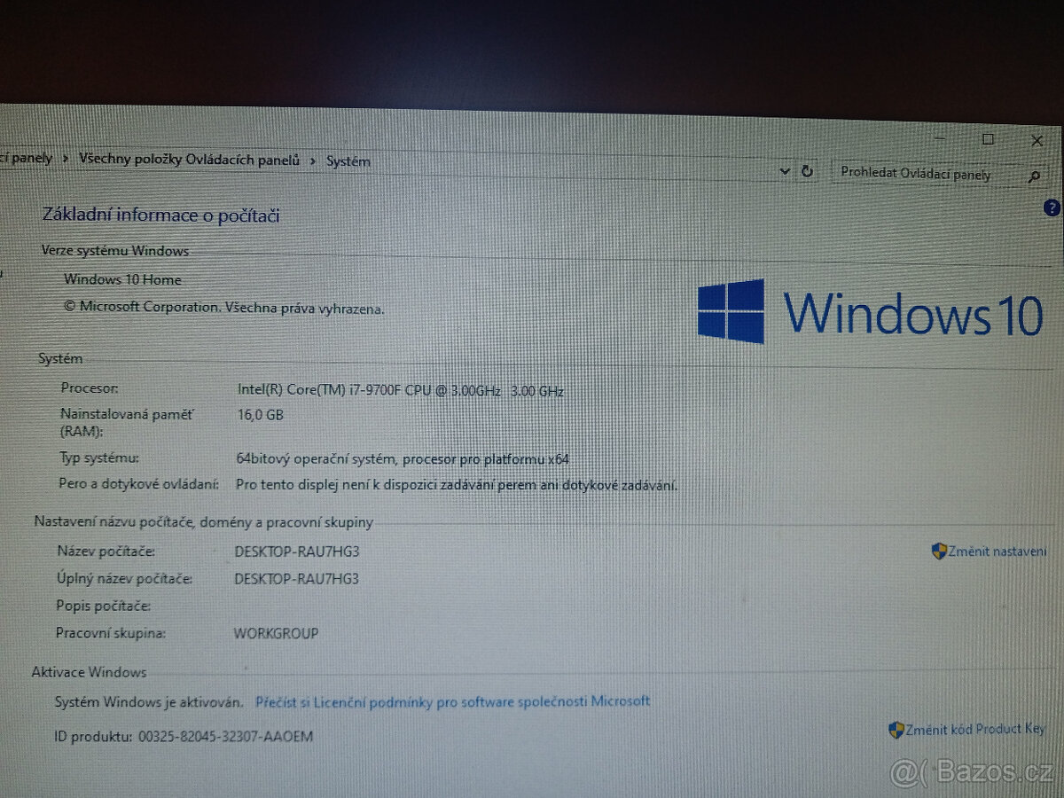 Herní počítač Intel i7, 16GB RAM, 12GB GPU,SSD 1TB - 2