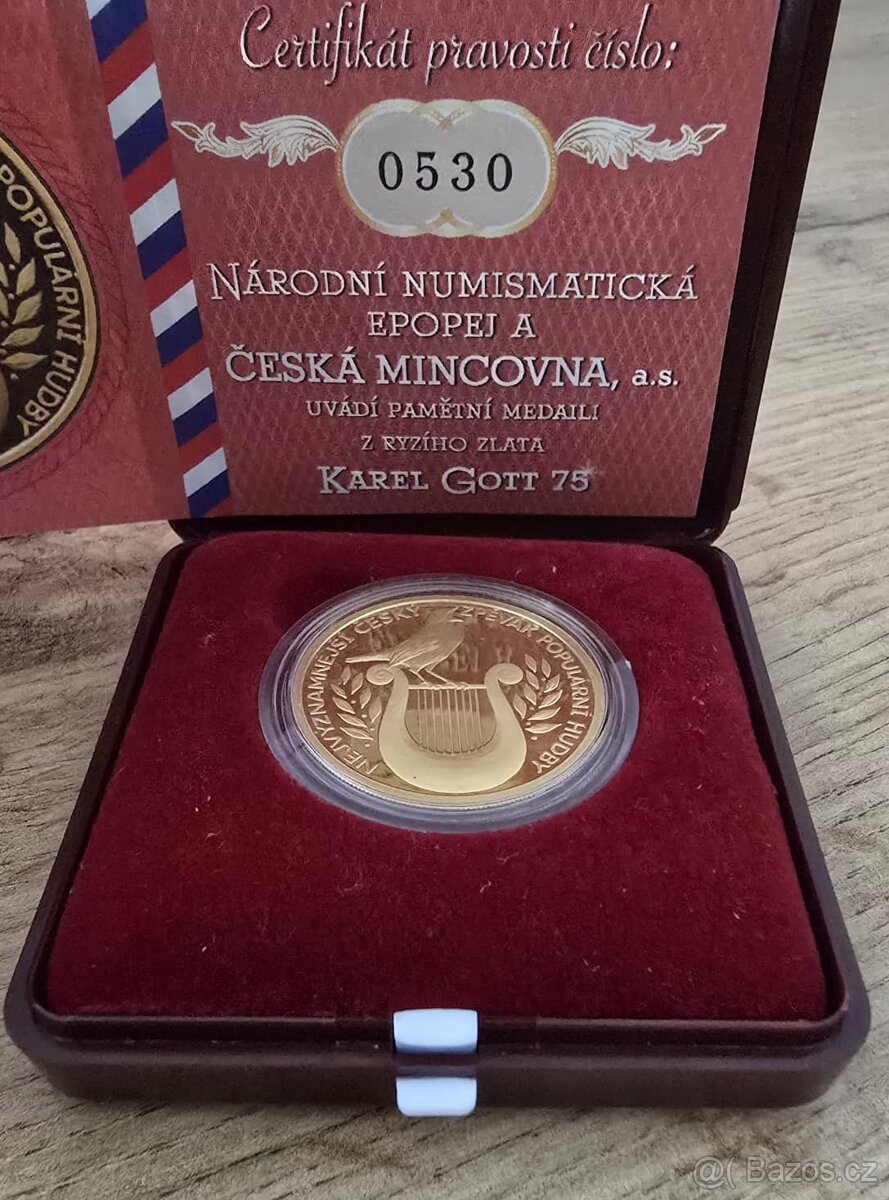 Zlatá medaile - Karel Gott k 75. narozeninám - 2