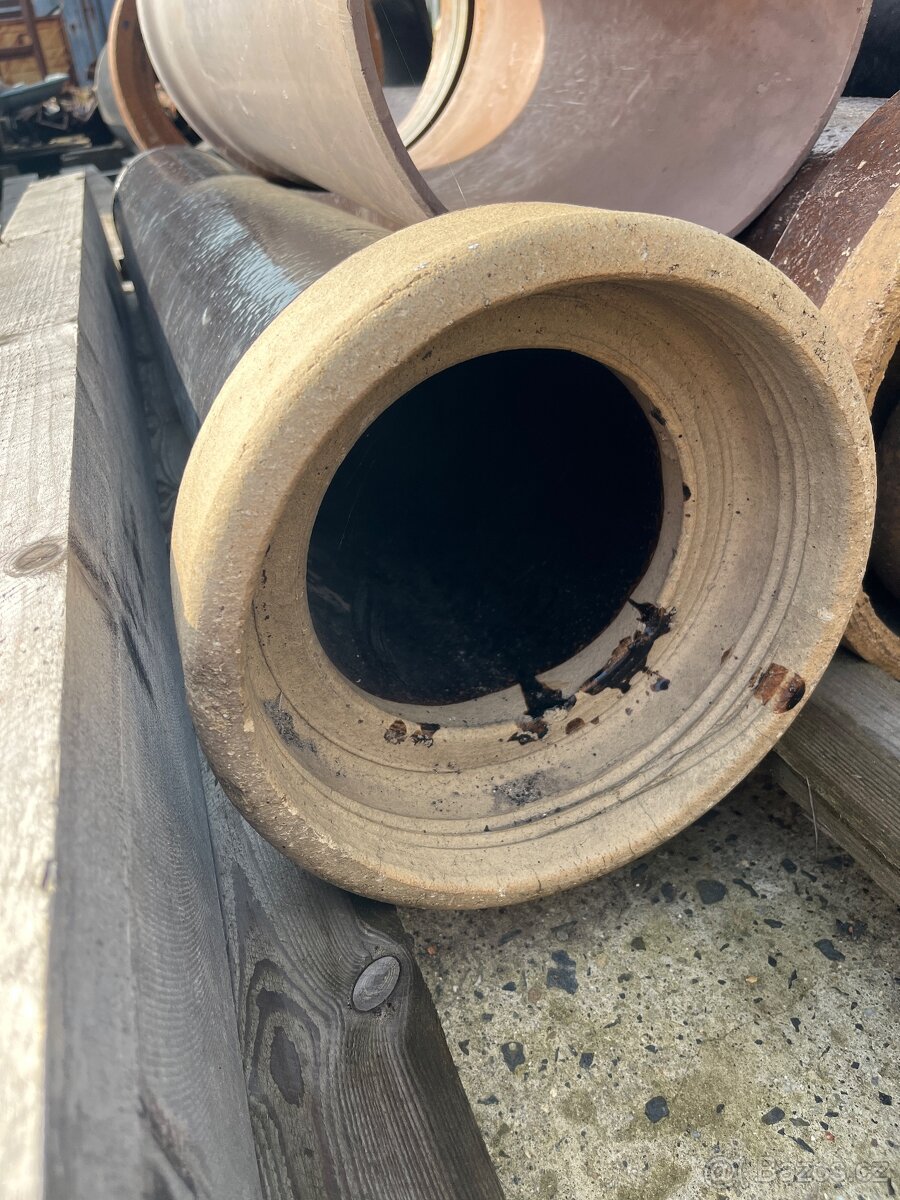 Kameninové roury, trubky průměr 200 - 2