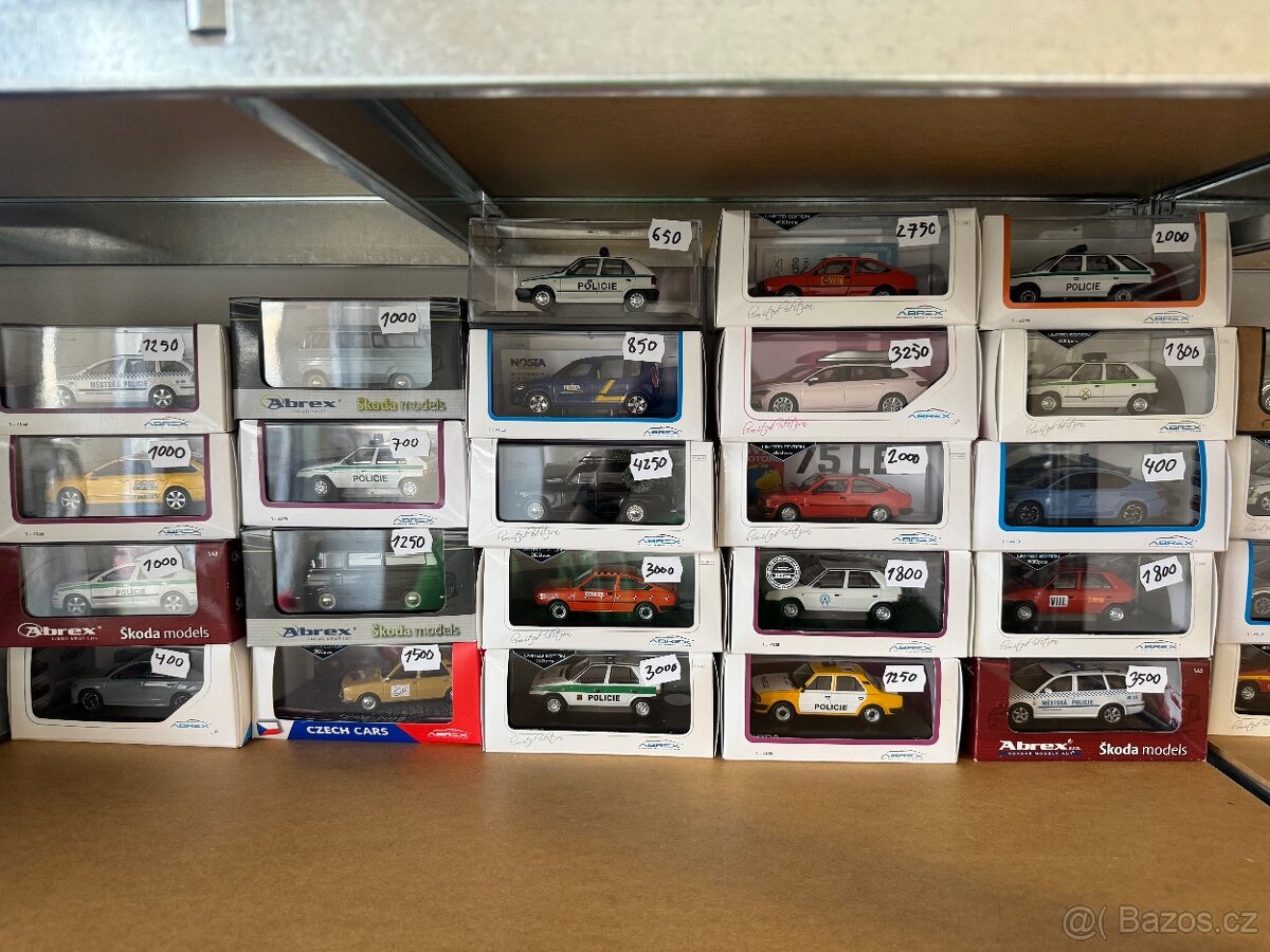 Modely 1:43 Abrex Skoda - 2