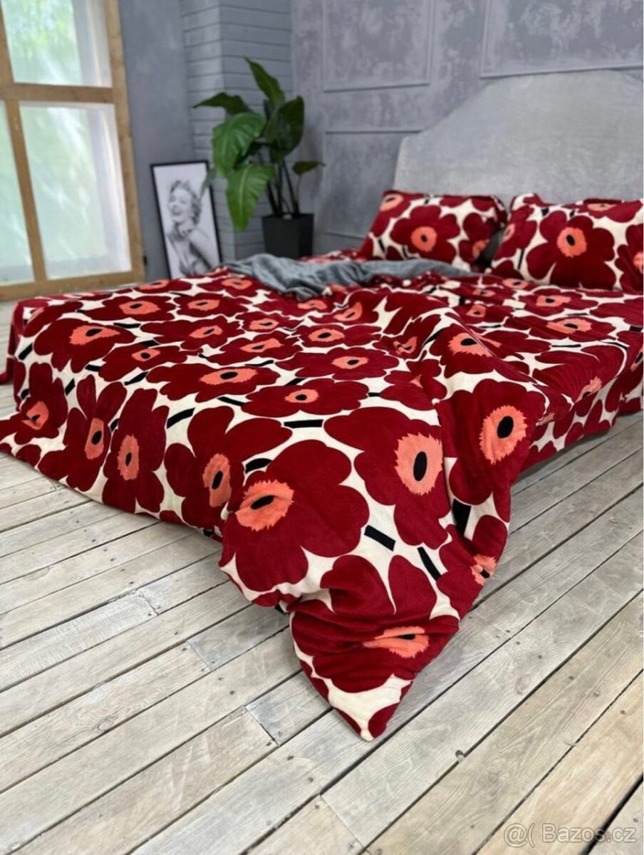 Plyšové povlečení s prostěradlem - 2