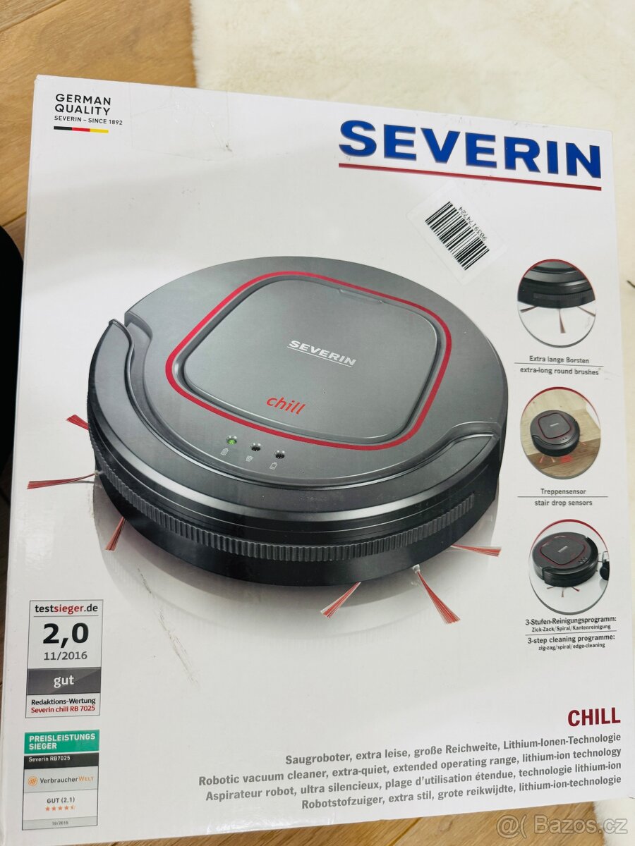 Vysavač Severin RB 7025 CHILL, šedá - 2