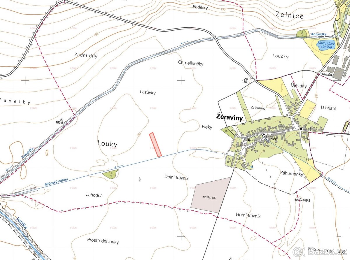 Zemědělská půda, prodej, Žeraviny, Hodonín - 2