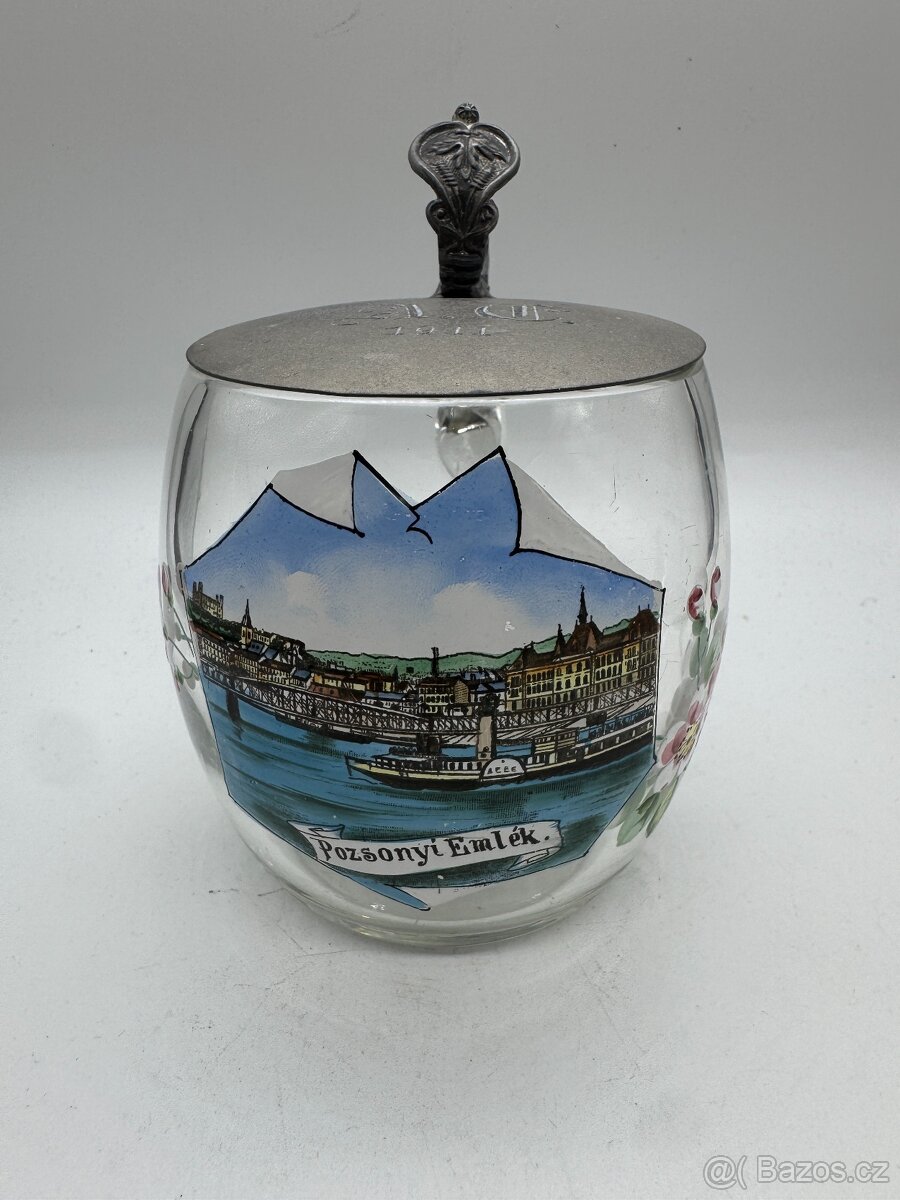 Sběratel nabízí staré sklenice s obrázky měst - 2