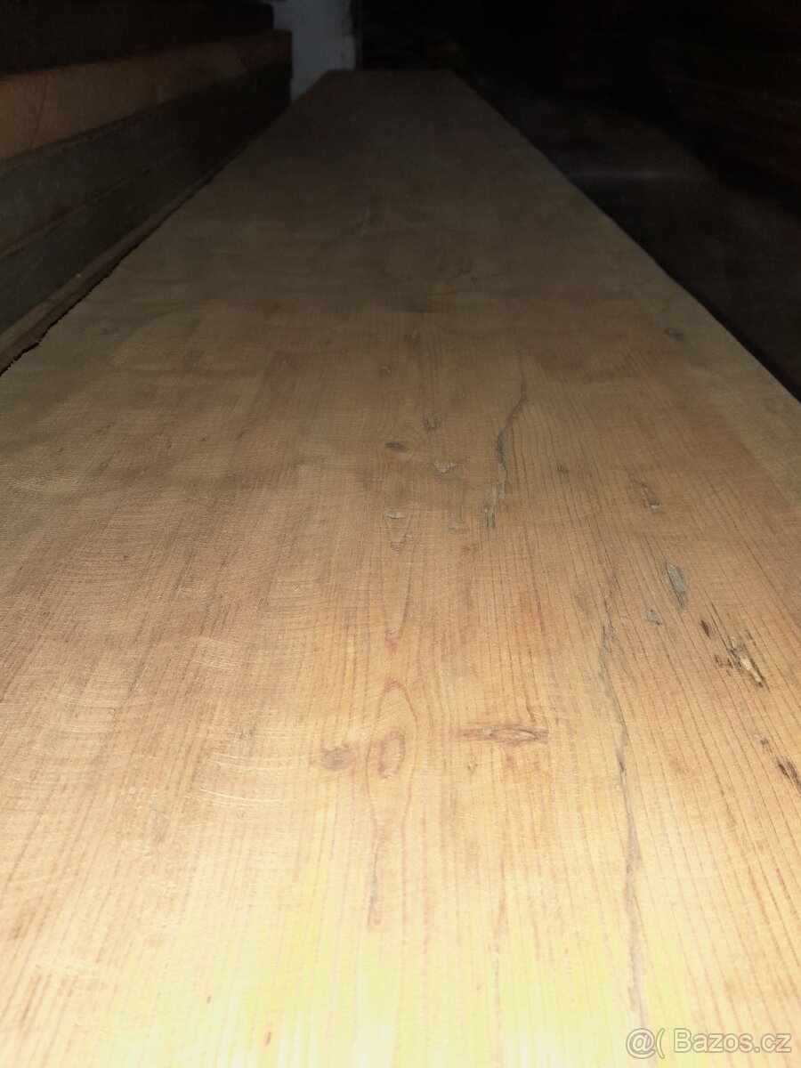 Prodám extra široké podlahové fošny. - 2