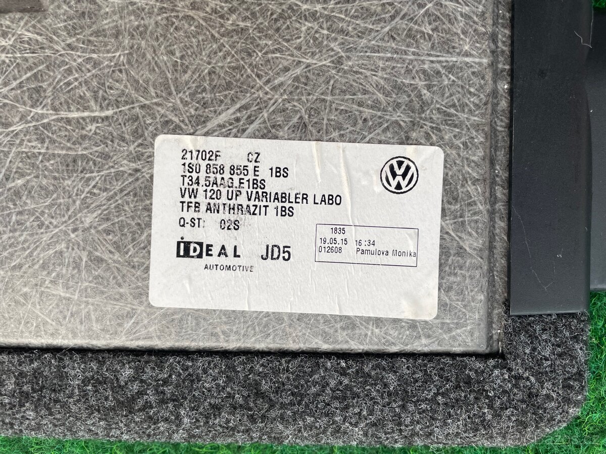 Dvojitá podlaha Škoda Citigo, VW UP a Seat Mií - 2