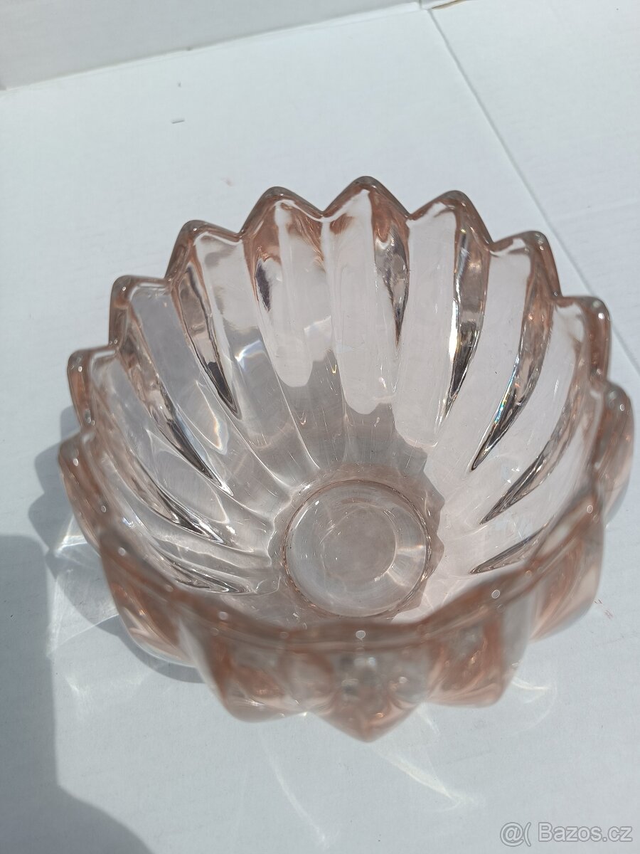 Růžová miska - lotos - 2