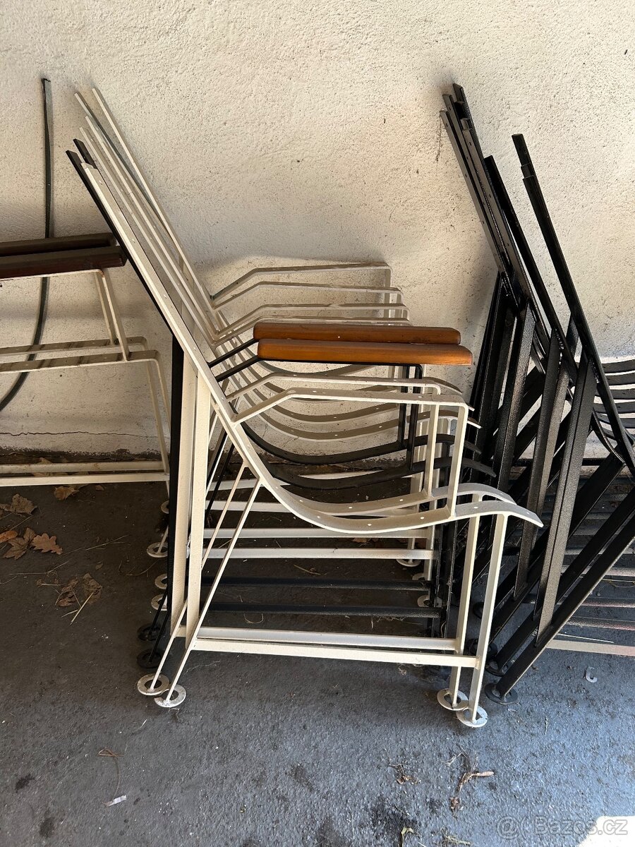 Bytelné kovové nohy pro zahradní nábytek – více variant - 2