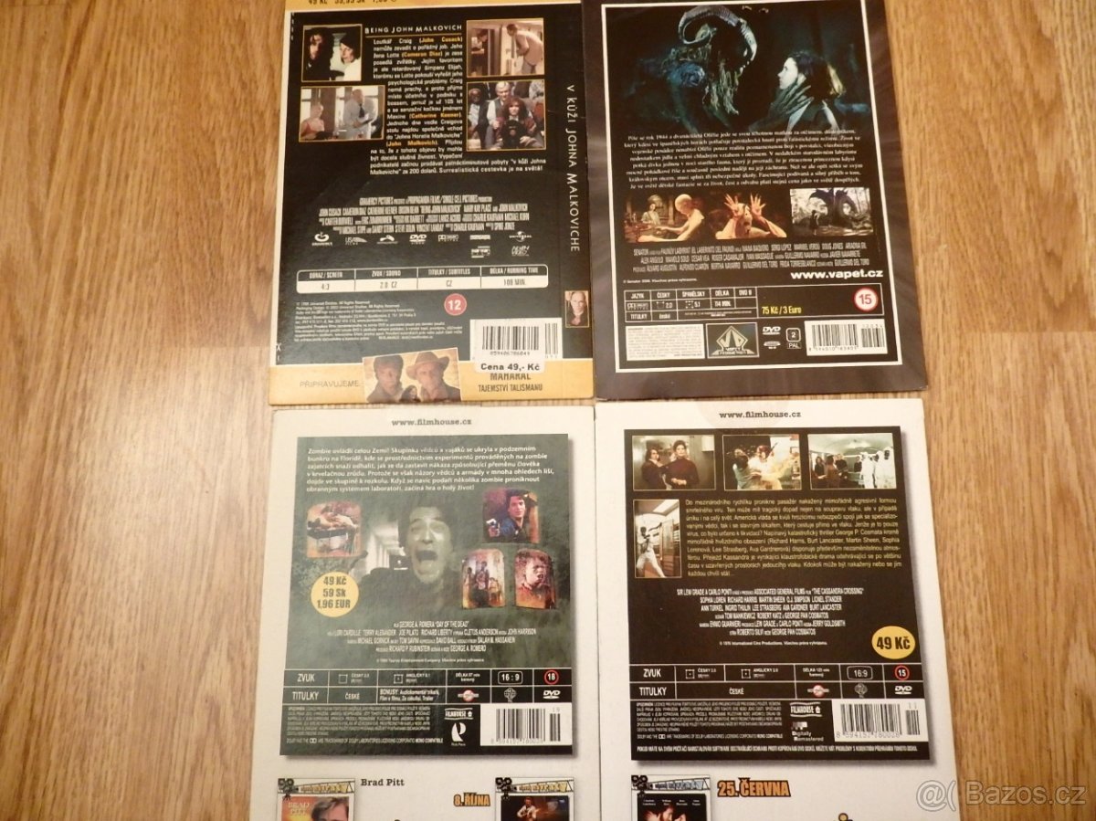 1.kolekce nových dvd v pošetkách č. 1-5.-sleva 20% z cen - 2