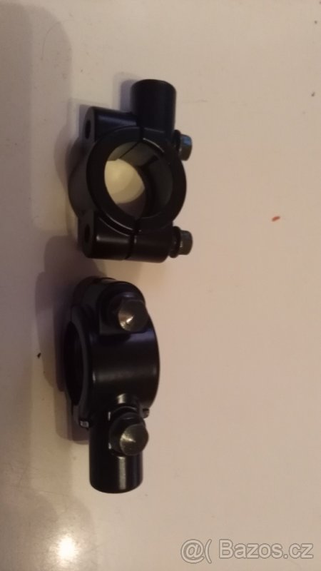 Držák zrcátek na řídítka motorka, čtyřkolka - 2