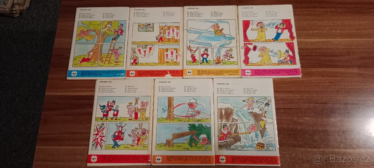 Čtyřlístek č. 82 - 89. Ročník 1980 - 2