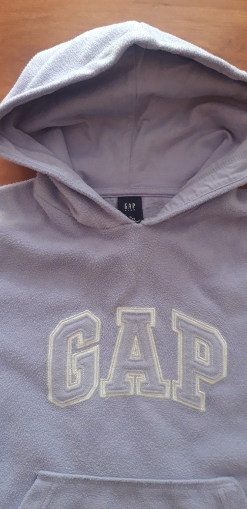 Dívčí fleecová mikina GAP s kapucí - 2