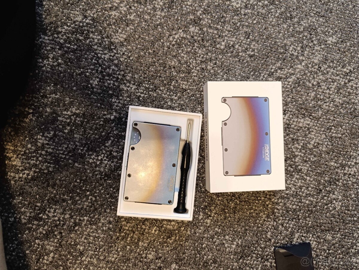 Ridge Wallet Burnt titanium - 2