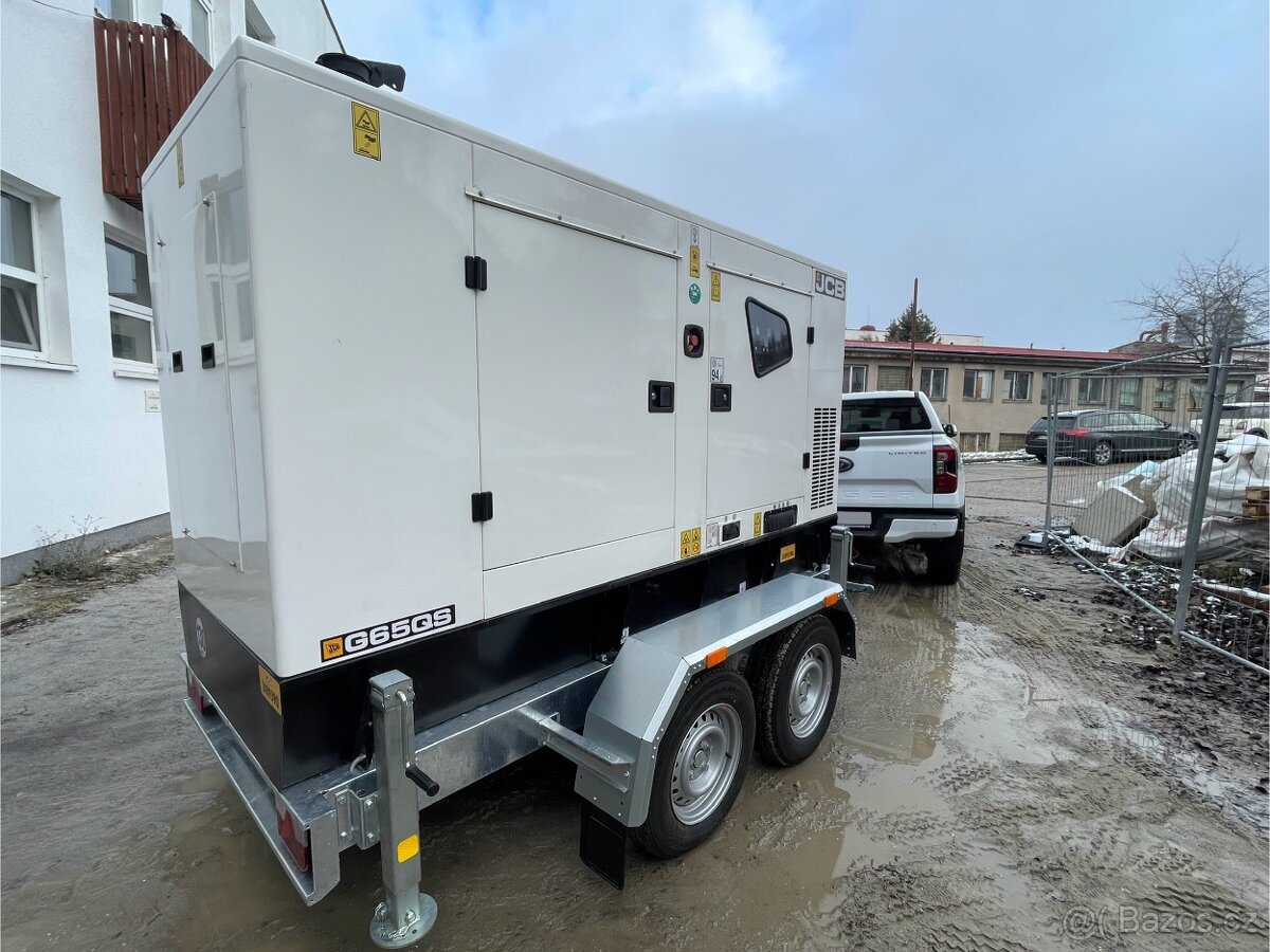 Elektrocentrála JCB 65 kVA - půjčovna - 2