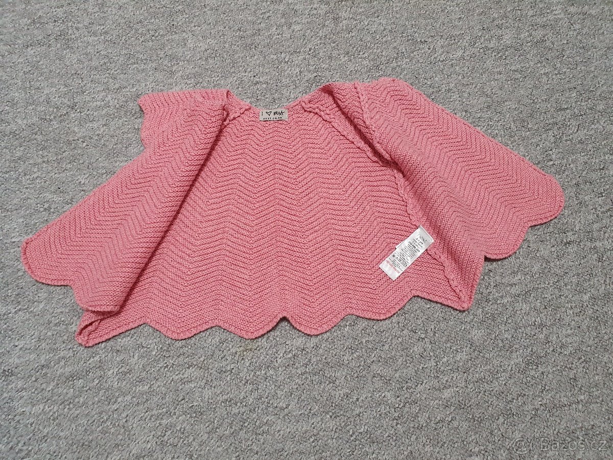 Dívčí svetr s krátkým rukávem zn. NEXT vel 98 - 2