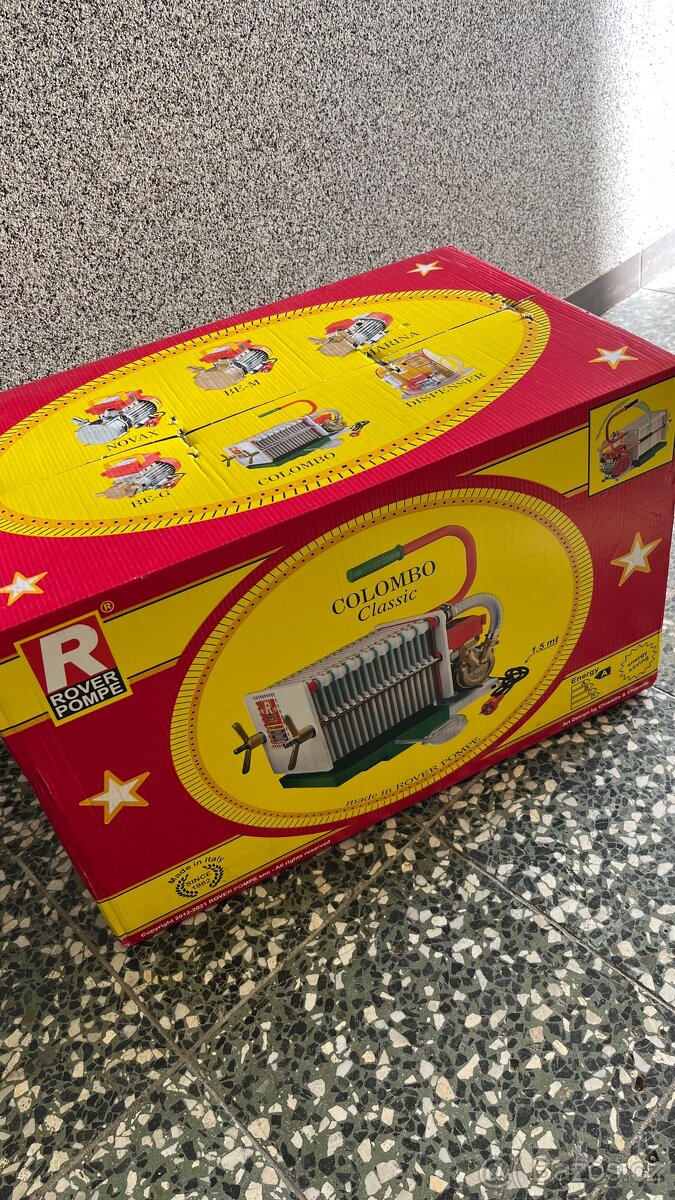 Filtr 20x20/6 s čerpadlem INOX COLOMBO Rover (610000 - 2