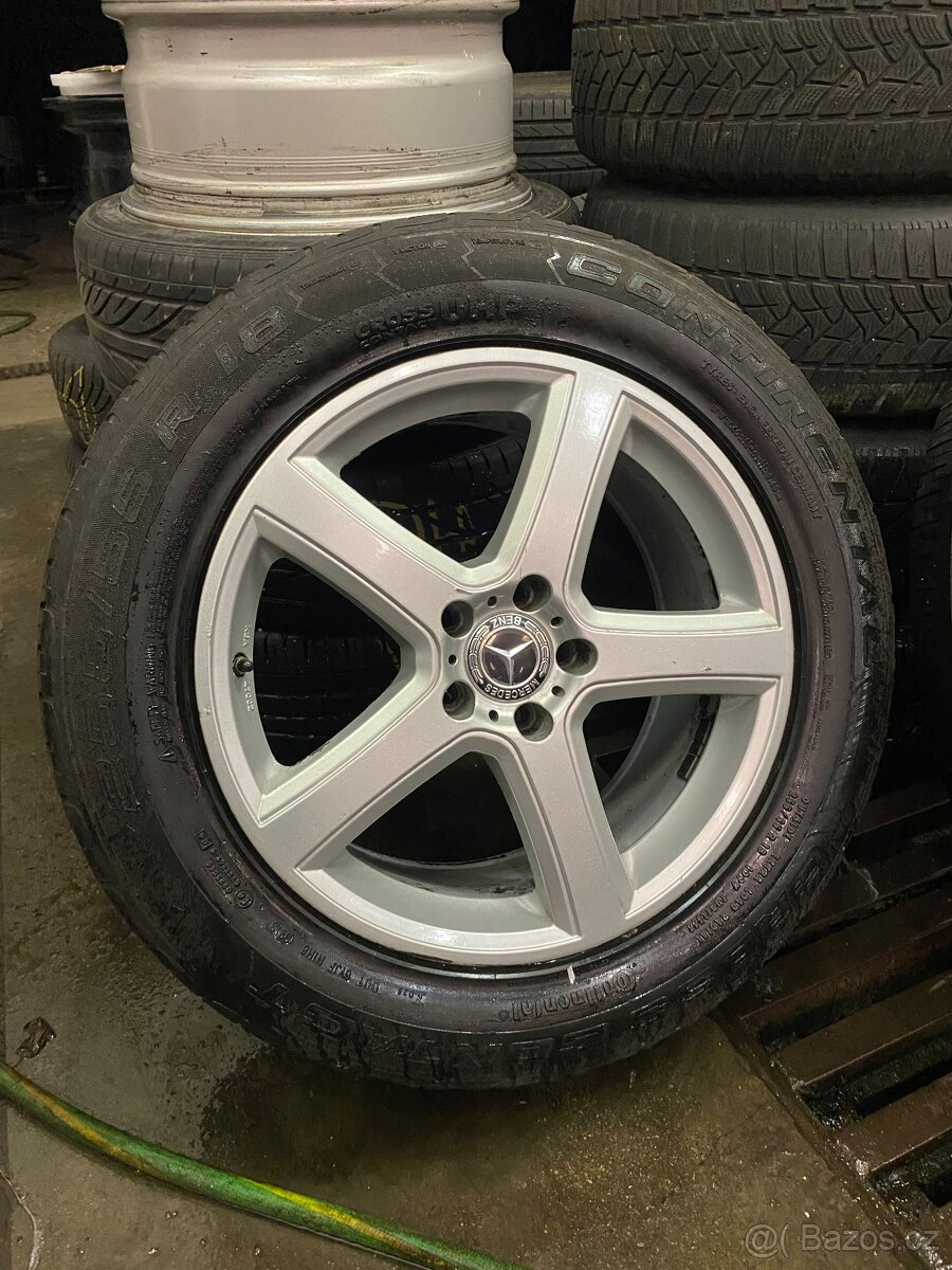 5x112 R18 8,5J ET52 + 255/55 R18 letné - 2