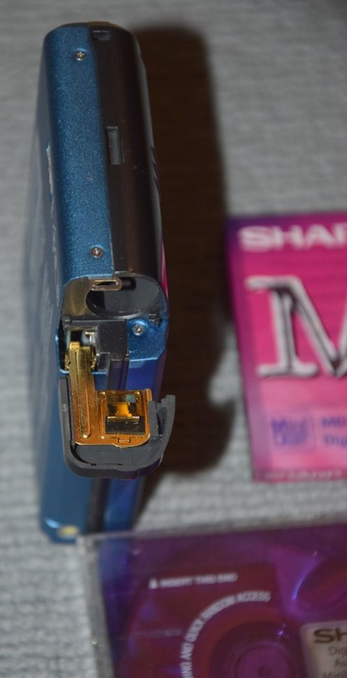 Minidisc SHARP MD-SR70, media, manual, příslušenství - 2